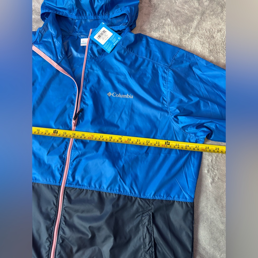 Columbia Blue and Black Hooded Jacket - Picture 4 of 6